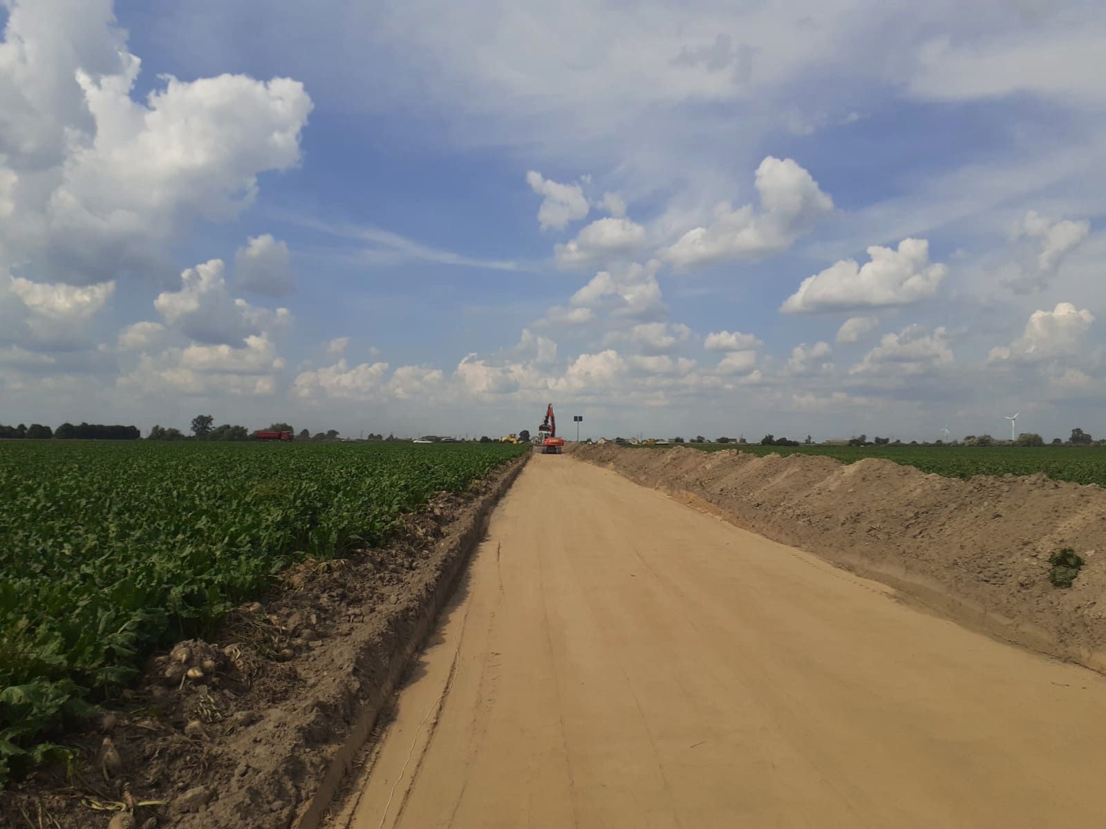 stavba parku waganiec